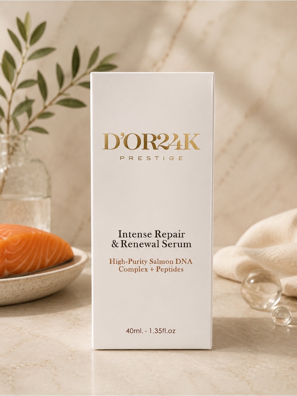 ✨D'OR24K Prestige Intense Repair & Renewal Serum - With Salmon DNA✨